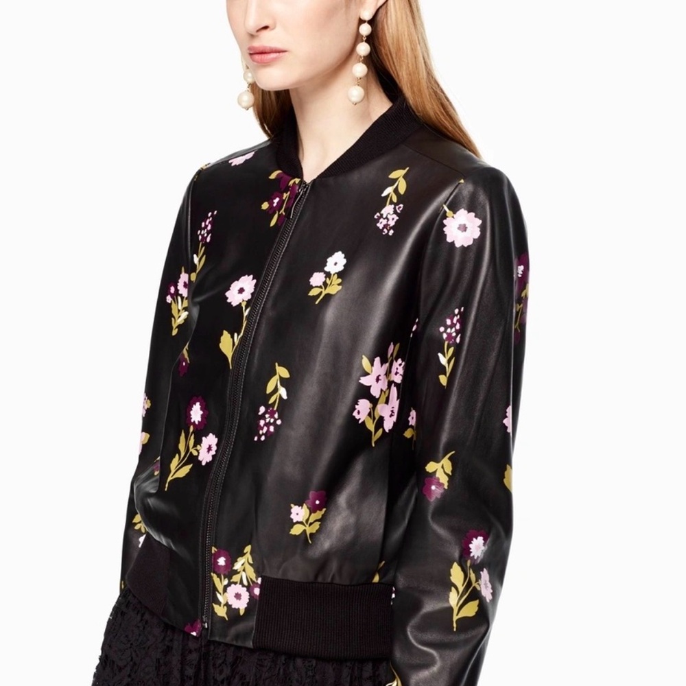 NWOT Kate Spade Leather Jacket - Picture 15 of 15